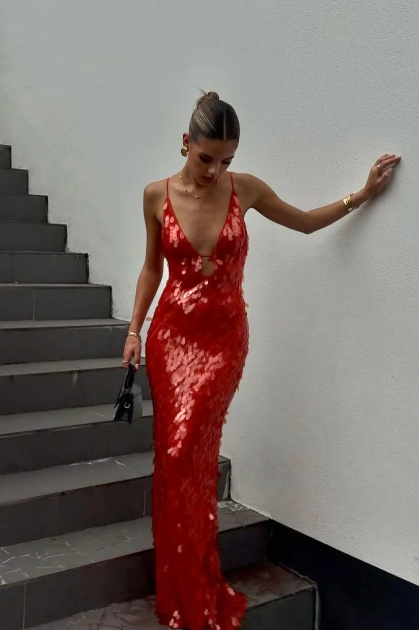 Kailani - Sequin Long Maxi Dress