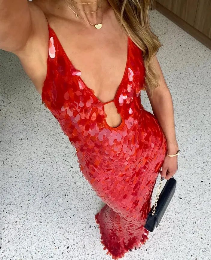 Kailani - Sequin Long Maxi Dress