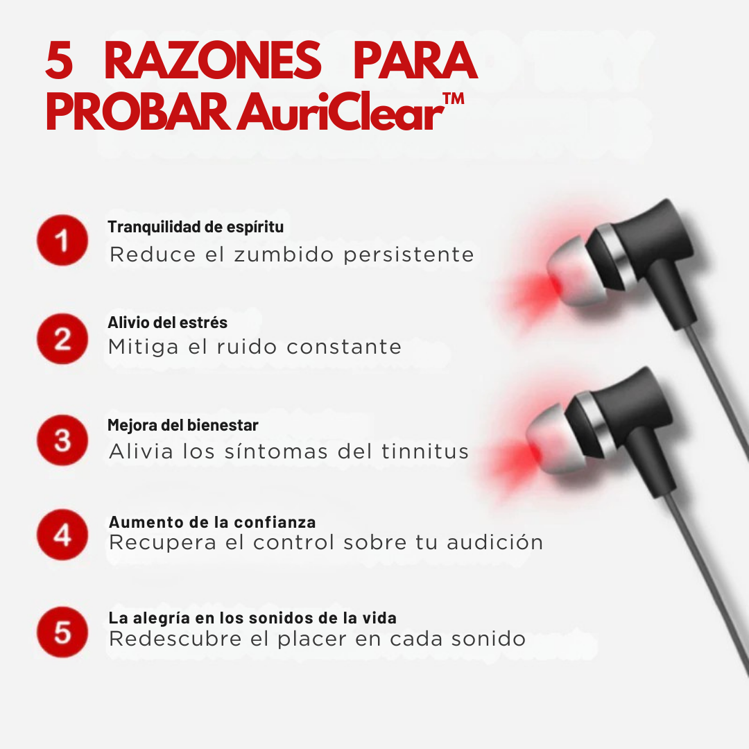 AuriClear™ - Infrared Therapy Headphones