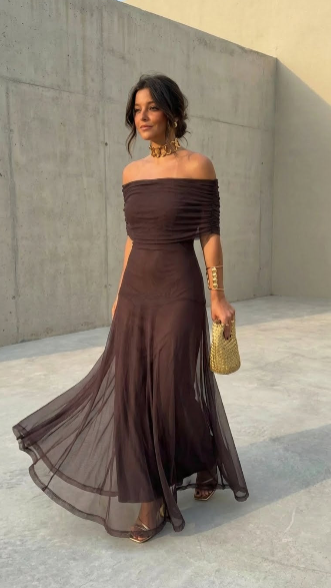 GIORGINA - Long designer dress
