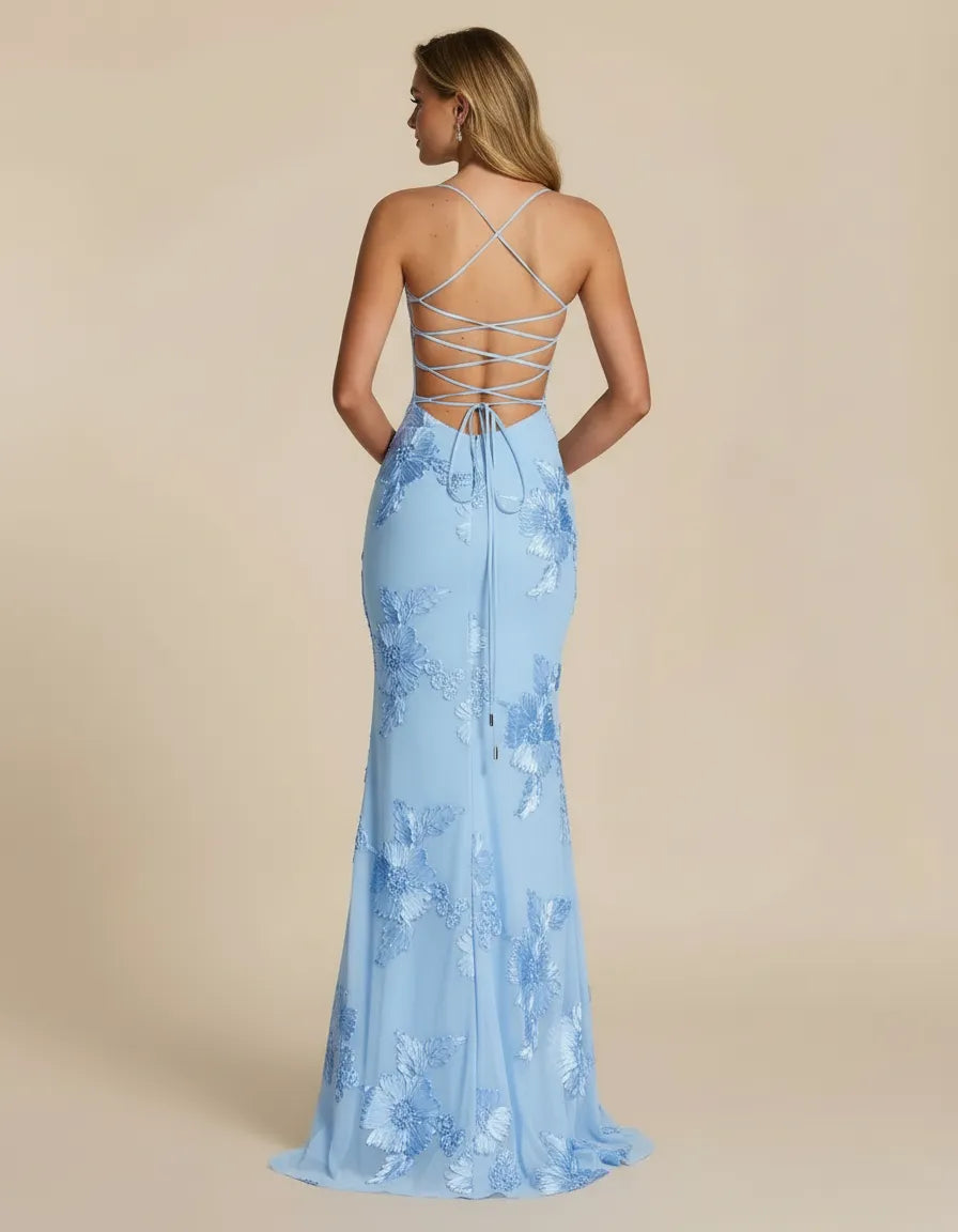 Celestine – Hourglass Floral Gown