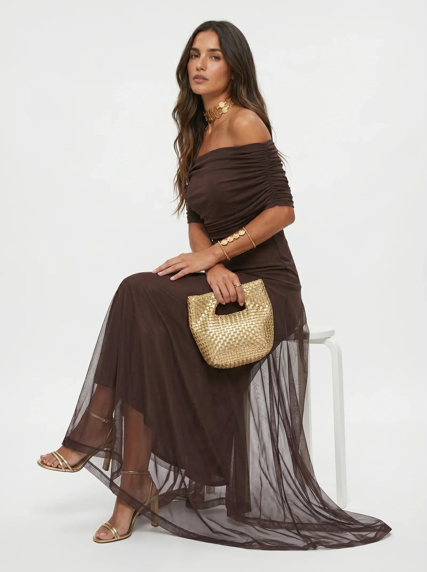 GIORGINA - Long designer dress