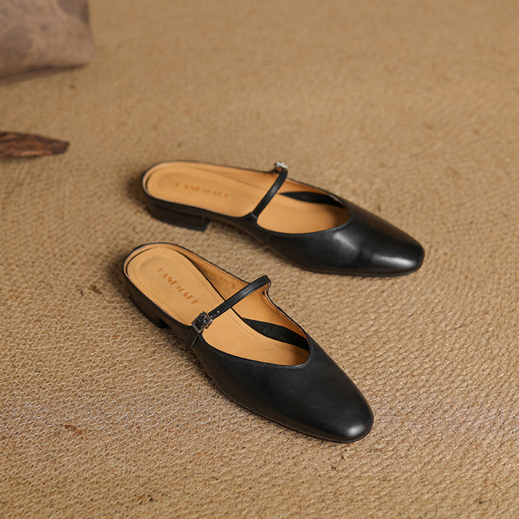 Mules in pelle genuina Merisa